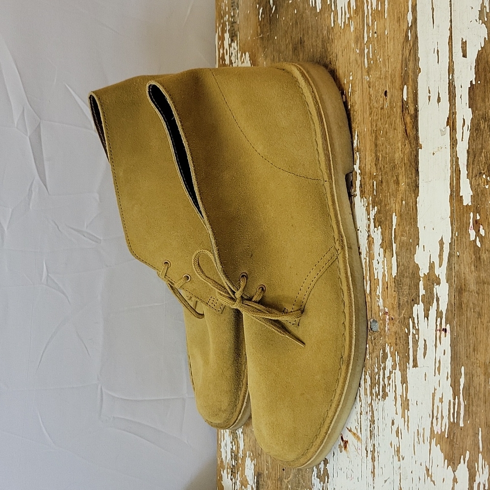 Mens Clark Desert Original Tie Up Shoes Size 13
